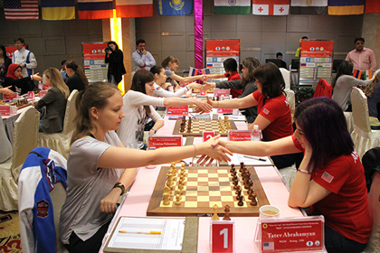 Женская сборная России обошла Украину на ЧМ по шахматам