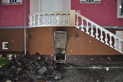 На Украине подожгли храм Московского патриархата