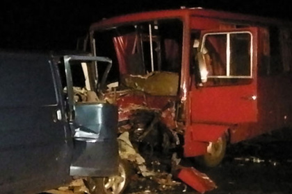 В Полтавской области в ДТП попал автобус с украинскими дембелями