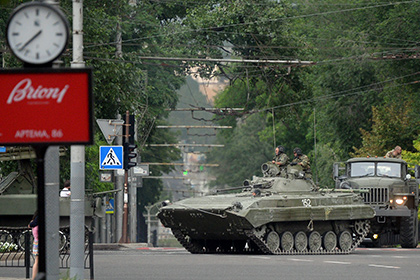 ДТП с участием БМП произошло в Донецкой области