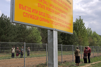 Литовец случайно зашел в Белоруссию ради фото с пограничным столбом
