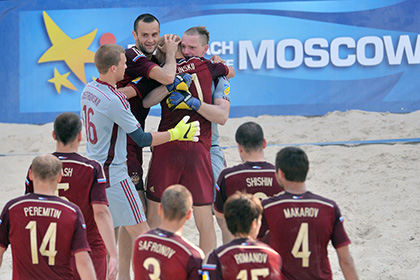 Сборная России по пляжному футболу вышла в суперфинал Евролиги