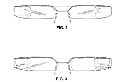 Запатентован новый дизайн Google Glass