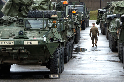 Латвия разместит тяжелую военную технику из США