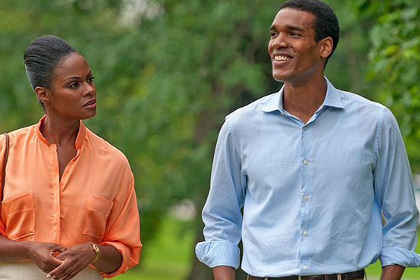 В сети появились фото со съемок мелодрамы про Барака и Мишель Обаму