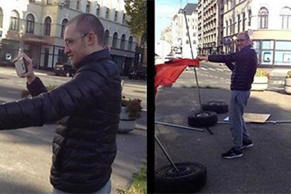 В МИД Латвии пообещали наказать разгромивших выставку о Майдане