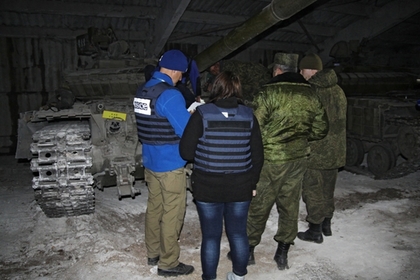 В ОБСЕ рассказали о тяжелой технике на линии соприкосновения в Донбассе