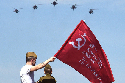 В Одессе запретили знамя Победы