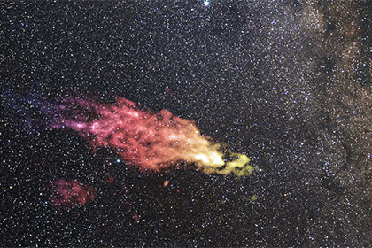 Гигантское облако газа готовится «зажечь» галактику Млечного Пути
