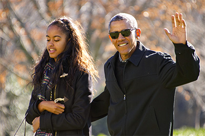 Обама проведет выпускной дочери в слезах