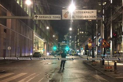 В торговом комплексе в центре Стокгольма произошел взрыв
