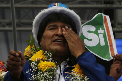 Граждане Боливии выступили против переизбрания Моралеса на четвертый срок