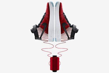 Nike сплел кроссовки из одной нити