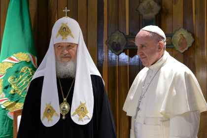 Папа Франциск и патриарх Кирилл подписали совместную декларацию