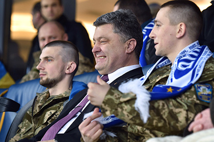 Порошенко освистали на матче киевского «Динамо»