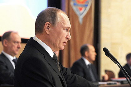 Путин заявил об активизации деятельности иностранных спецслужб в России