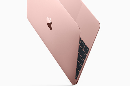 Apple выпустила розовый MacBook