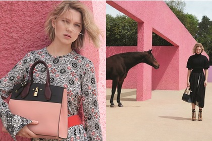 Леа Сейду и лошадь снялись в рекламе Louis Vuitton