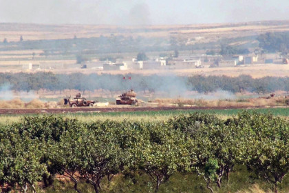 Турецкая артиллерия обстреляла объекты на севере Сирии