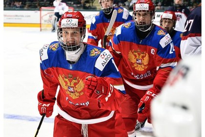 Юниорская сборная России по хоккею одержала первую победу на ЧМ