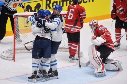 Финны забросили канадцам четыре безответных шайбы на ЧМ по хоккею