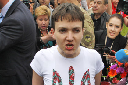 На фасаде одесской обладминистрации вывесят портрет Савченко