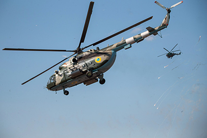 Обстрел соседей Порошенко с вертолета объяснили случайностью на военных учениях