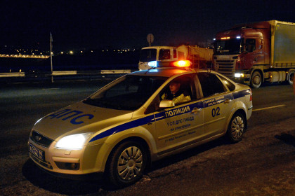 В Москве грабители сбили полицейского