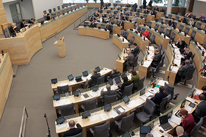 В парламенте Литвы начался обыск