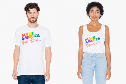 American Apparel призвал «сделать Америку снова гомосексуальной»