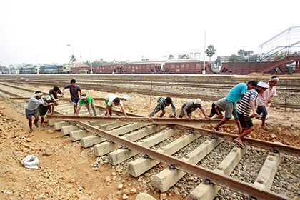 Строительство железной дороги в Индии подорожает на миллиард из-за коров