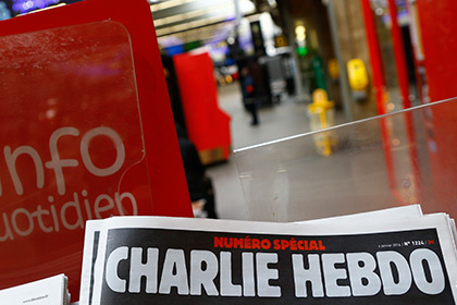 Charlie Hebdo нарисовал отстраненных от Олимпиады российских легкоатлетов
