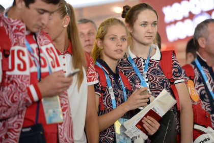 Сборную России проводят на Олимпиаду в Рио 28 июля