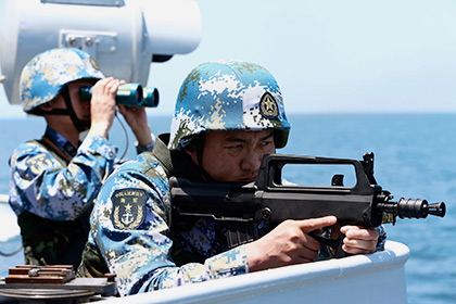 Китайские ВМС начали учения в Японском море