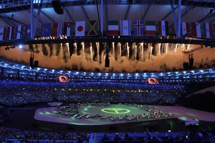 На стадионе «Маракана» в Рио-де-Жанейро началась церемония открытия Олимпиады