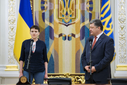 Савченко призналась в отсутствии симпатии к Порошенко