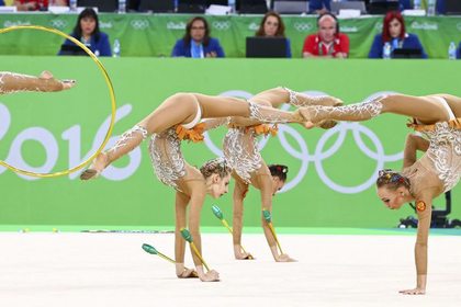 Сборная России по художественной гимнастике завоевала золото Олимпийских игр