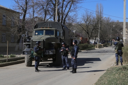 В Дагестане обстрелян полицейский наряд