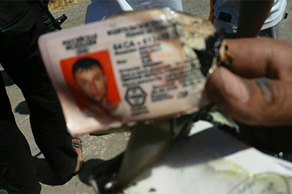 В сети появились фотографии личных вещей экипажа сбитого в Сирии вертолета
