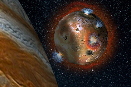 Юпитер обвинили в сдувании атмосферы Ио