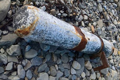 На ирландский берег выбросило ржавую трубу с кокаином на пять миллионов евро