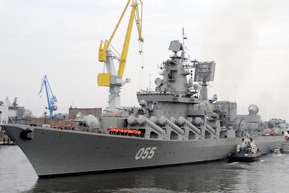 Ракетный крейсер «Маршал Устинов» впервые вышел в море после модернизации
