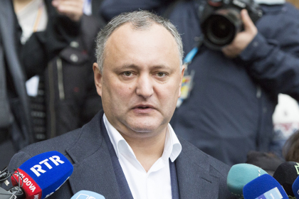 Додон заявил о победе на выборах президента Молдавии