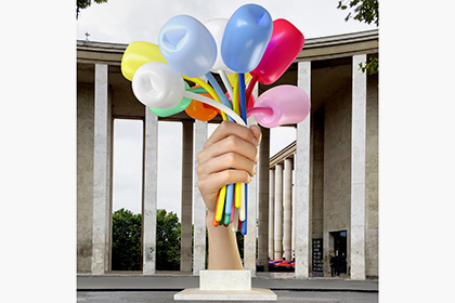 Джефф Кунс подарит Парижу скульптуру в память о жертвах терактов