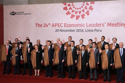 Лидеры АТЭС сделали совместное фото в накидках из шерсти ламы