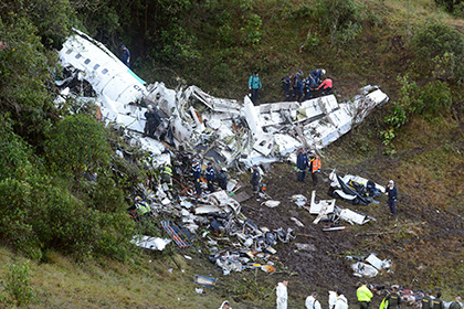 На борту разбившегося в Колумбии самолета находился сын бывшего тренера ЦСКА