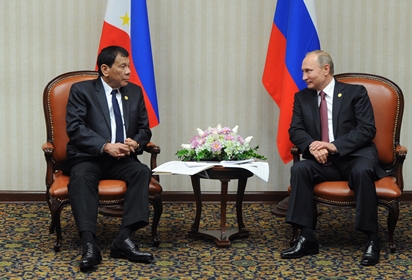 Обругавший Обаму президент Филиппин восхитился лидерскими качествами Путина