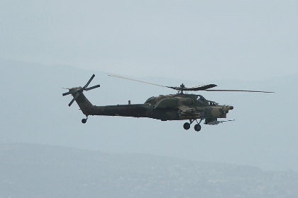 Российский вертолет совершил вынужденную посадку под Пальмирой и был обстрелян
