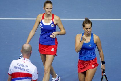 Теннисистки из Чехии в третий раз подряд выиграли Кубок Федерации
