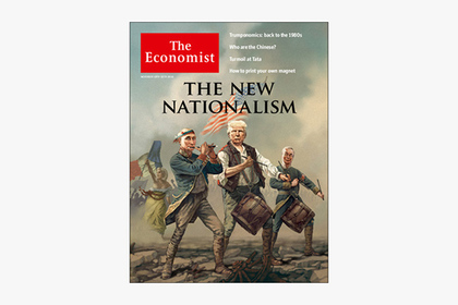 The Economist превратил Путина, Трампа и Ле Пен в карикатуру